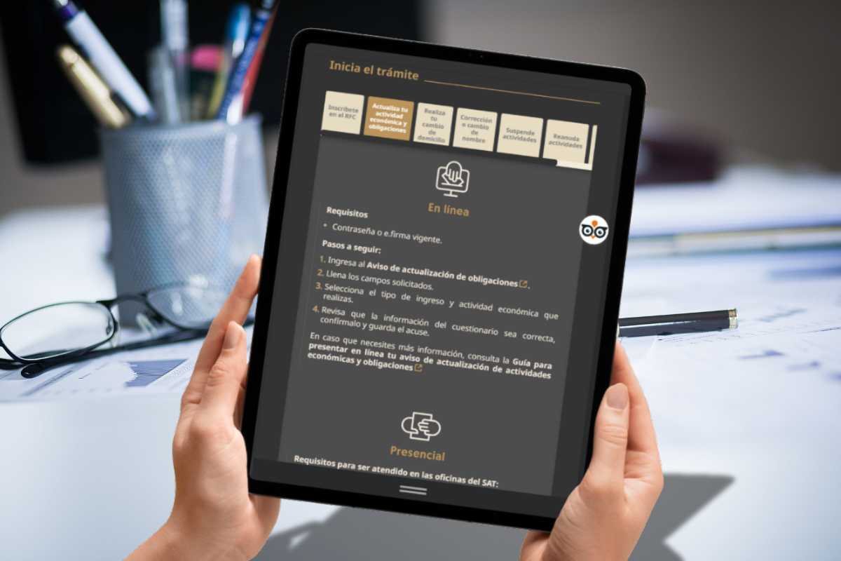 Cómo hacer cambio de régimen fiscal ante el SAT